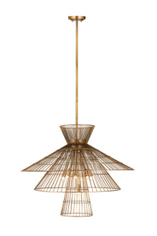 Alito Eight Light Chandelier in Rubbed Brass (224|6015-8RB)