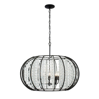 Caesar Eight Light Pendant in Carbon (137|367P08CB)