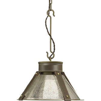 Point Dume-Rockdance One Light Pendant in Aged Brass (54|P500195-161)