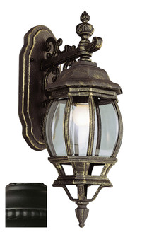 Francisco One Light Wall Lantern in Black (110|4053 BK)