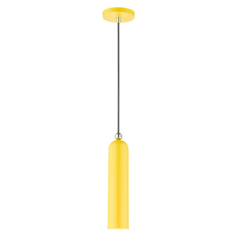 Ardmore One Light Pendant in Shiny Yellow w/ Polished Chromes (107|46751-82)