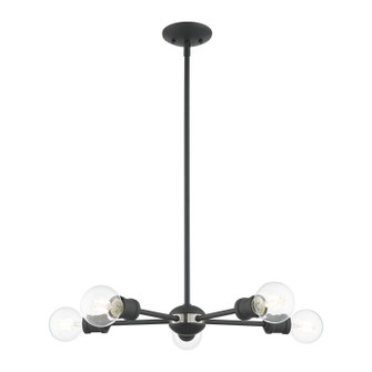 Lansdale Five Light Chandelier in Scandinavian Gray w/ Brushed Nickels (107|46135-76)