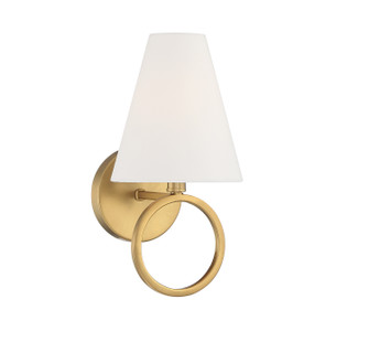 Compton One Light Wall Sconce in Warm Brass (159|V6-L9-9150-1-322)