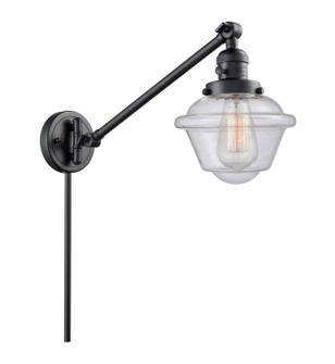 Franklin Restoration LED Swing Arm Lamp in Matte Black (405|237-BK-G534-LED)
