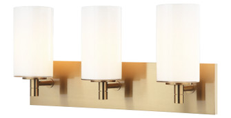 Candela Three Light Wall Sconce in Aged Gold Brass (423|S04903AGOP)