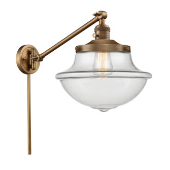 Franklin Restoration LED Swing Arm Lamp in Brushed Brass (405|237-BB-G542-LED)