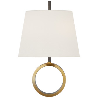 Simone Two Light Wall Sconce in Bronze with Antique Brass (268|TOB 2630BZ/HAB-L)
