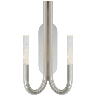 Rousseau LED Wall Sconce in Polished Nickel (268|KW 2283PN-SG)