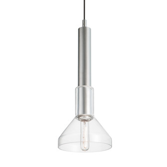 Funnel One Light Pendant in Polished Nickel (185|5386-PN-CL)