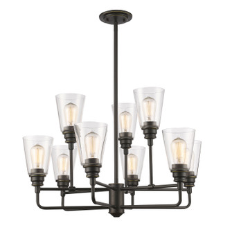 Annora Nine Light Chandelier in Olde Bronze (224|428-9-OB)