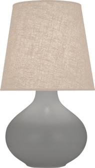 June One Light Table Lamp in Matte Smoky Taupe Glazed Ceramic (165|MST98)