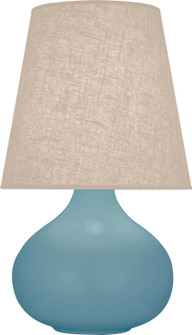 June One Light Accent Lamp in Matte Steel Blue Glazed Ceramic (165|MOB91)