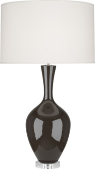 Audrey One Light Table Lamp in Coffee Glazed w/Lucite Base (165|CF980)