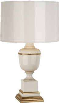 Annika One Light Accent Lamp in Ivory Lacquered Paint w/Natural Brass/Ivory Crackle (165|2604)