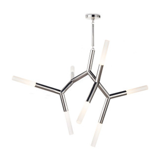 Traveler Seven Light Chandelier in Polished Nickel (400|16-1352PN)