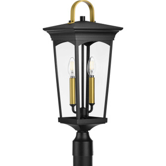 Chatsworth Two Light Post Lantern in Black (54|P540067-031)