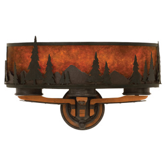Aspen Three Light Wall Sconce in Natural Iron (33|5815NI)