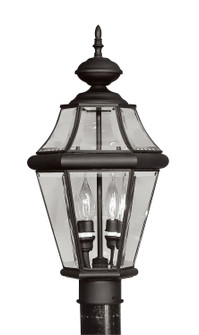 Georgetown Two Light Outdoor Post Lantern in Black (107|2264-04)