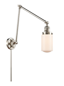 Franklin Restoration LED Swing Arm Lamp in Polished Nickel (405|238-PN-G311-LED)