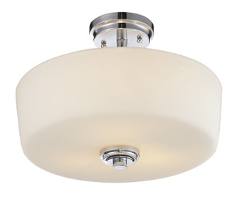 Lamina Three Light Semi Flush Mount in Chrome (224|225SF)