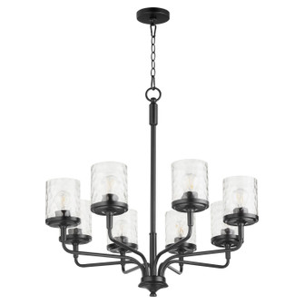 Starky Eight Light Chandelier in Matte Black (19|617-8-59)