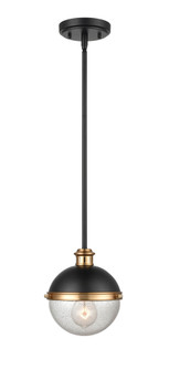 Ellmira One Light Pendant in Matte Black/ Aged Brass (59|4250-MB/AB)