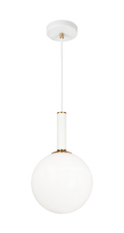 Stellar One Light Pendant in Aged Gold Brass (423|C75311AGOP)