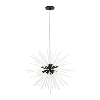 Uptown Eight Light Chandelier in Black (107|48826-04)