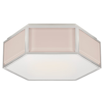 Bradford Two Light Flush Mount in Blush and Polished Nickel (268|KS 4120BLS/PN-FG)