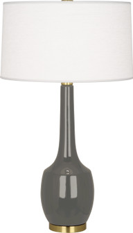 Delilah One Light Table Lamp in Ash Glazed Ceramic (165|CR701)