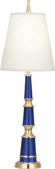Jonathan Adler Versailles One Light Accent Lamp in Navy Lacquered Paint w/Modern Brass (165|C900X)