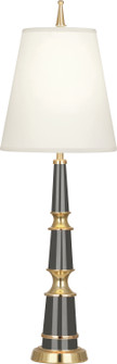 Jonathan Adler Versailles One Light Accent Lamp in Ash Lacquered Paint w/Modern Brass (165|A900X)