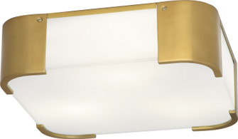 Bryce Three Light Flushmount in Antique Brass (165|1319)