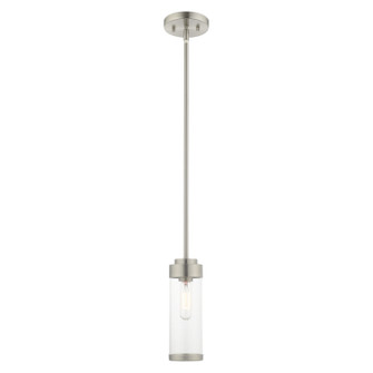 Hillcrest One Light Mini Pendant in Brushed Nickel (107|40470-91)