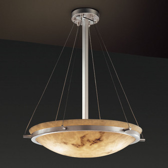 LumenAria Six Light Pendant in Brushed Nickel (102|FAL-9692-35-NCKL)