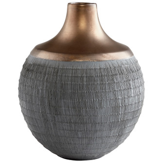 Vase in Charcoal Grey And Bronze (208|09005)