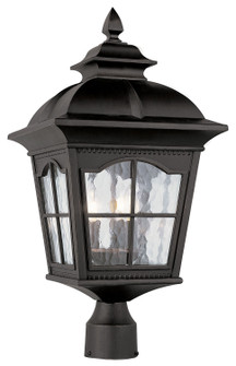 Briarwood Four Light Postmount Lantern in Black (110|5425 BK)