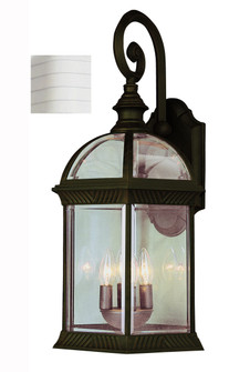 Wentworth Three Light Wall Lantern in White (110|44181 WH)