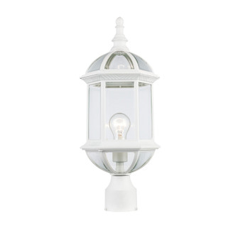 Wentworth One Light Postmount Lantern in White (110|4186 WH)