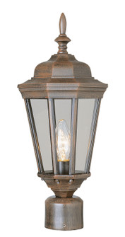 San Rafael One Light Postmount Lantern in Rust (110|4096 RT)