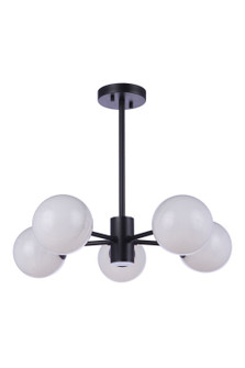 Bellini Five Light Semi-Flush Mount in Black (90|120508)