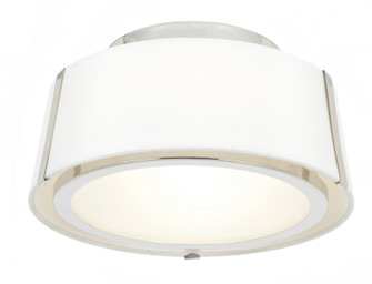 Fulton Two Light Semi Flush Mount in Polished Nickel (60|FUL-903-PN)