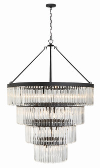 Emory 22 Light Chandelier in Black Forged (60|EMO-5409-BF)