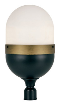 Capsule Three Light Outdoor Post Mount in Matte Black + Textured Gold (60|CAP-8509-MK-TG)