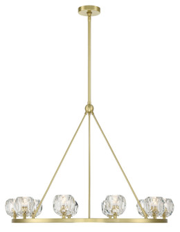 Aragon LED Chandelier in Soft Brass (60|ARA-10265-SB)