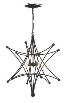 Astro Four Light Chandelier in Black (60|9236-BK)