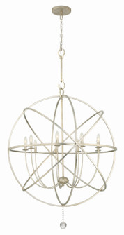 Solaris Nine Light Chandelier in Olde Silver (60|9229-OS)