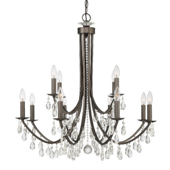 Bridgehampton 12 Light Chandelier in Vibrant Bronze (60|8829-VZ-CL-SAQ)