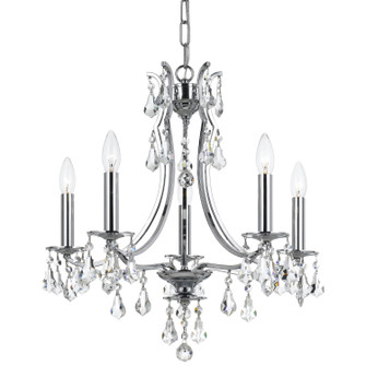 Cedar Five Light Mini Chandelier in Polished Chrome (60|5935-CH-CL-S)