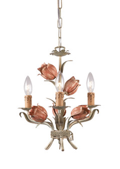 Southport Three Light Mini Chandelier in Sage Rose (60|4803-SR)